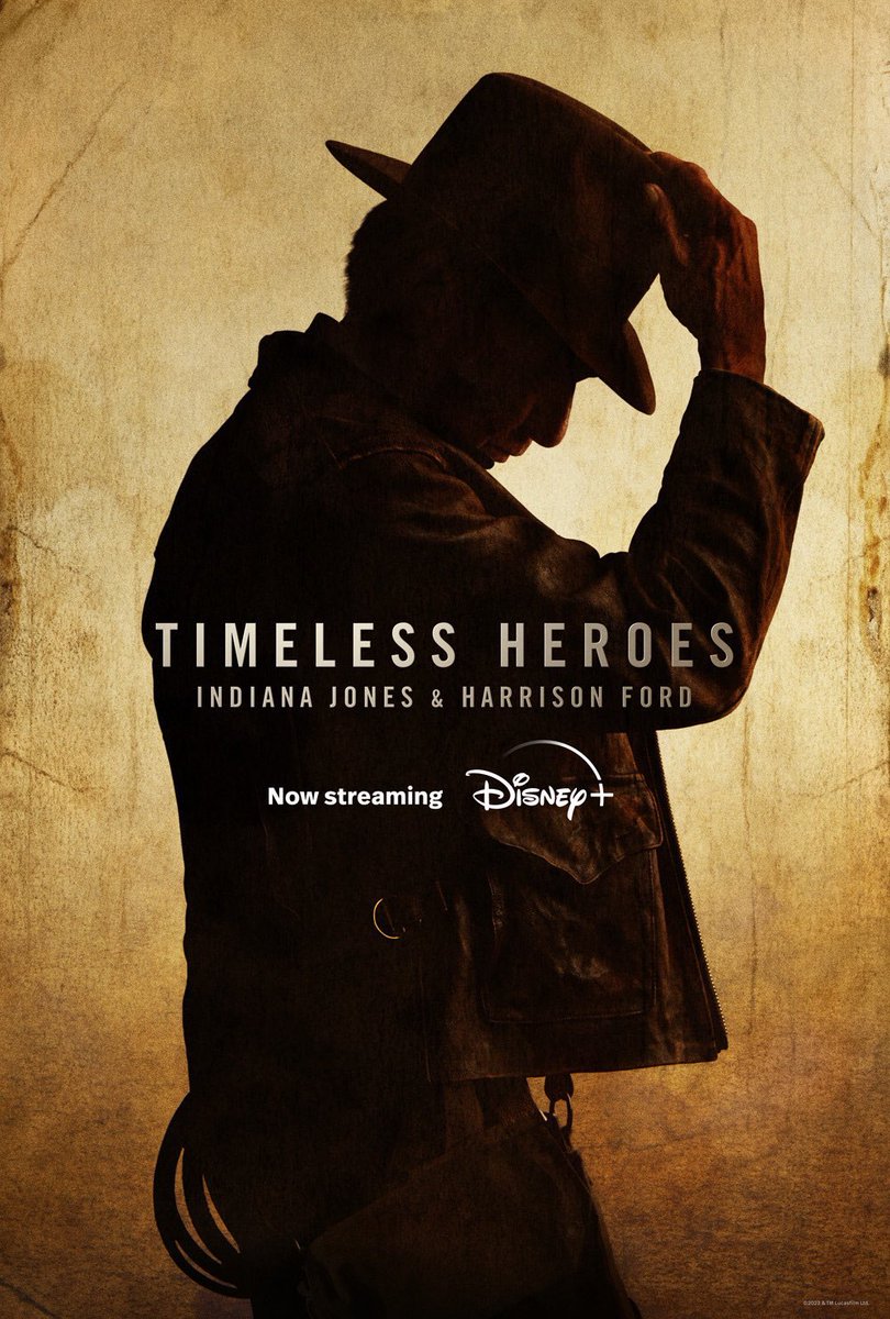 LifeIsAFilmFest's tweet photo. Two new pop culture docs are streaming this weekend. TIMELESS HEROES: INDIANA JONES AND HARRISON FORD is on Disney+ and THRILLER 40 is on Paramount+ with Showtime.

#IndianaJones #Thriller40 #TimelessHeroes #DisneyPlus #Showtime #Documentary https://t.co/pIDLELrQFq