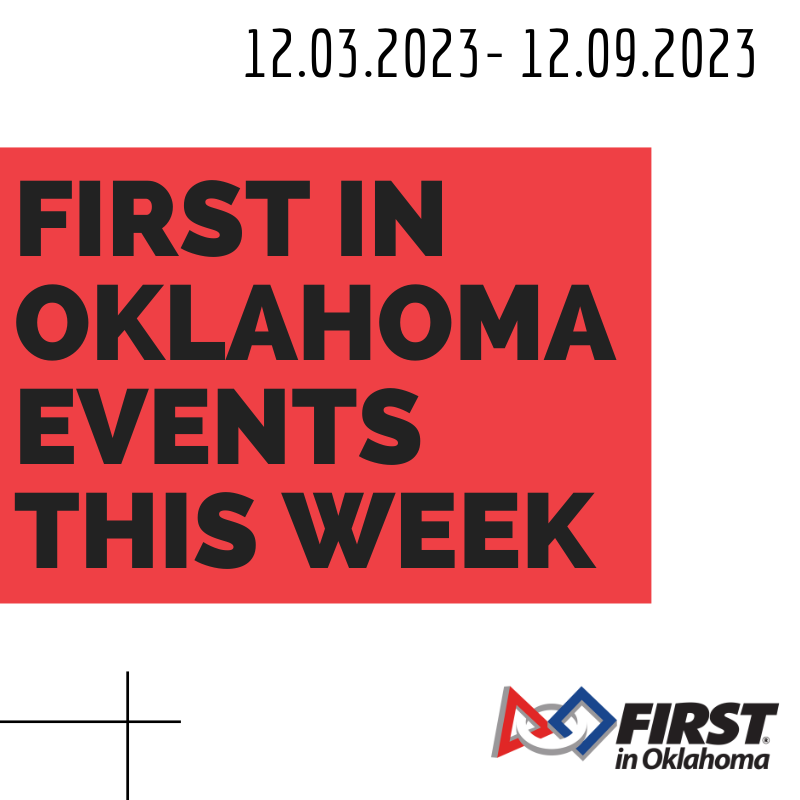 FIRSTinOklahoma's tweet photo. 🤖 Exciting week for our FIRST in Oklahoma family! 🚀
✅ FTC meets in Pryor and Altus
✅ FLL State Championships in Stillwater
#FIRSTinOklahoma #OMGRobots #STEM #FIRSTInspires #MoreThanRobots #StudentsInSTEM #RoboticsEvents 🤖✨ https://t.co/LAuYkfv7Wm