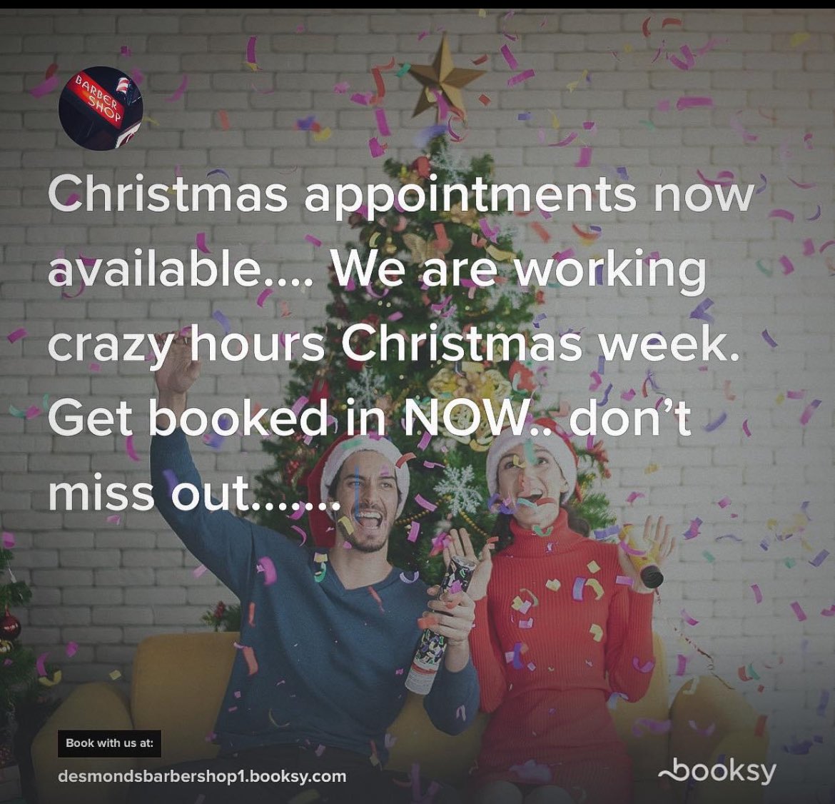 The link takes you through to the booking page: please click here;

booksy.com/en-gb/dl/show-…