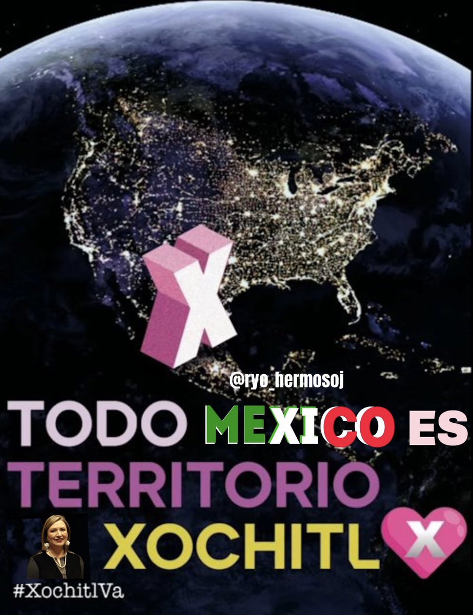 Todo México es territorio Xóchitl.🥳

Xóchitl Gálvez presidenta de México! 🇲🇽

Quién de acuerdo?👇🙋‍♀️