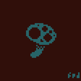 fedellen's tweet photo. mushroom doodle #pixelart #1bit #ドット絵 https://t.co/GWgDRLwTip