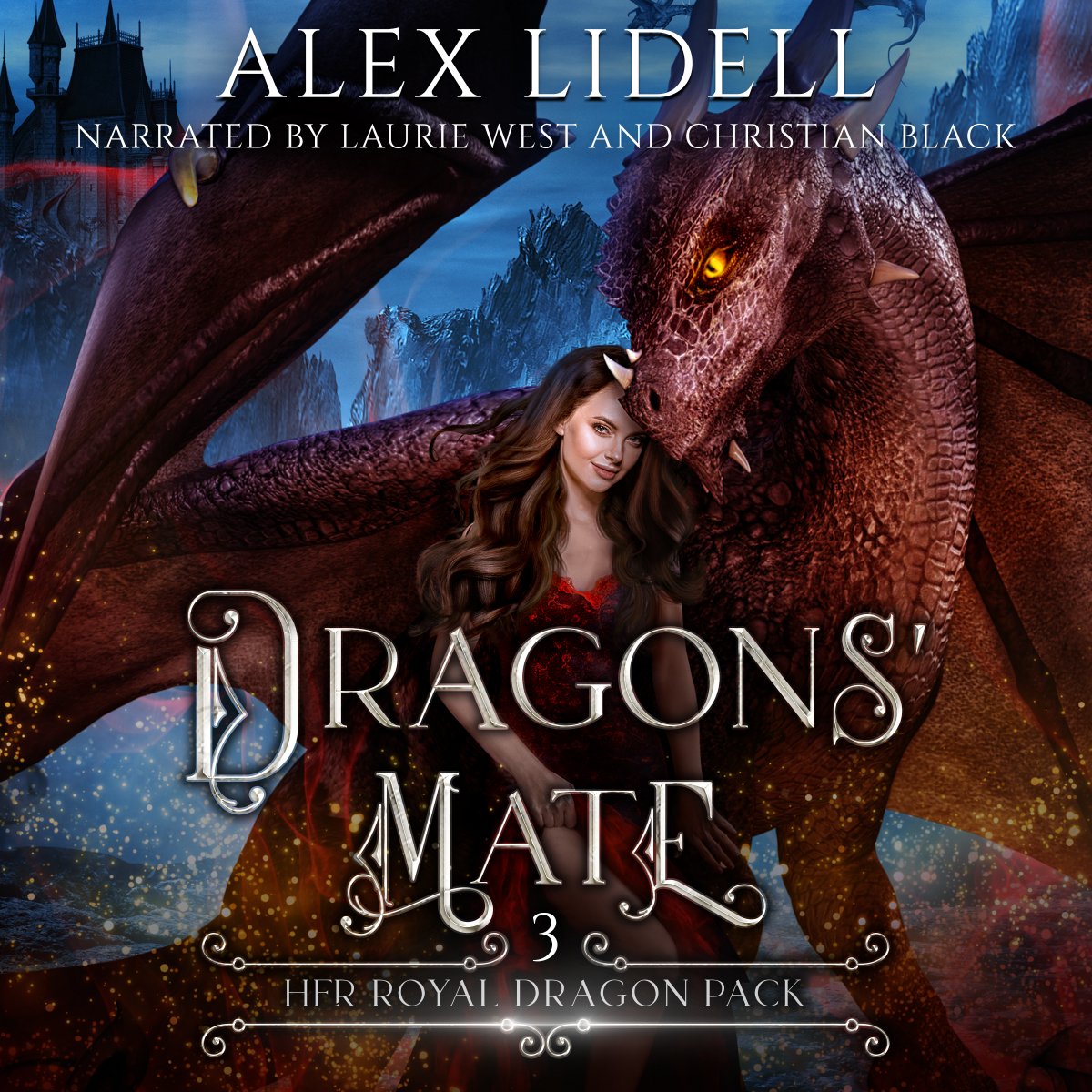 "Dragons' Mate (Her Royal Dragon Pack, Book 3)", written by <a href="/AlexLidell/">Alex Lidell</a>, and co-narrated with <a href="/ChristianBAudio/">Christian Black</a> is now live! 

audible.com/pd/Dragons-Mat…
amazon.com/Dragons-Mate-R…

#audiobook
#audiobooknarrator
#fantasyromance
#whychooseromance
#reverseharem