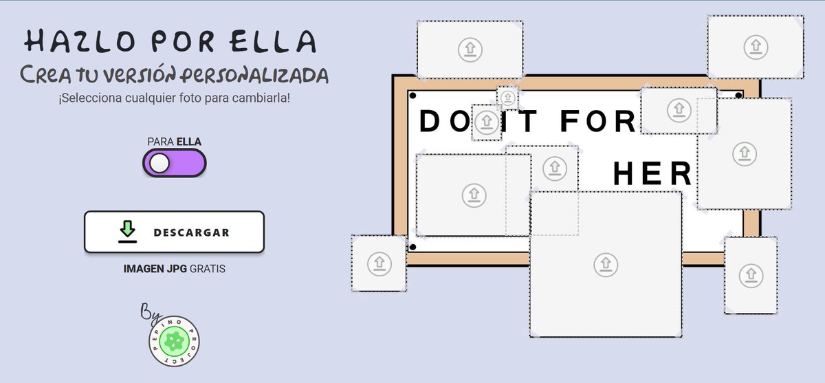 Ayer <a href="/LucianoCanzian2/">Luciano Canziani</a> nos pasó esta app que hizo junto a <a href="/July_designing/">Ｊｕｌｙ Ｃａｒｍｏｎａ</a> donde podes recrear el cartel de "Hazlo por ella" del capítulo "Y con Maggie son tres".

Pruébenla y compartan los resultados

…simpsons-do-it-for-her-him.vercel.app