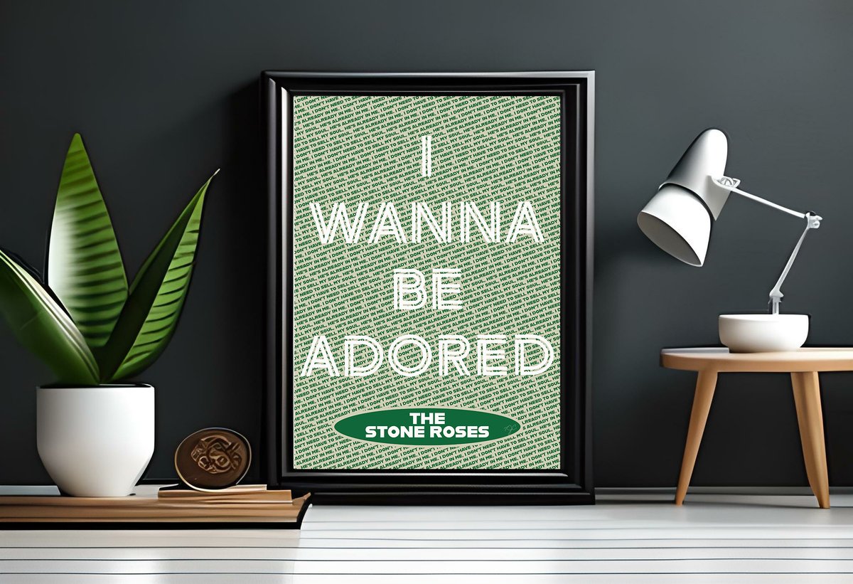 ** NEW PRINT LAUNCHED ** Check out this beauty! Inspired by the iconic track 'I Wanna Be Adored' by The Stone Roses. Sign up to be the first to hear about our latest designs at stripedcircle.com 😍 #Art #music #thestoneroses