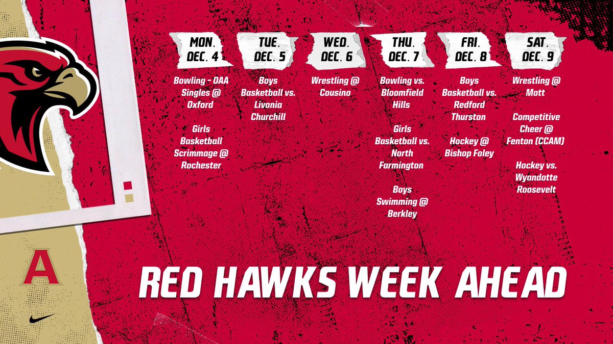 This week in Athens Athletics. #GoHawks