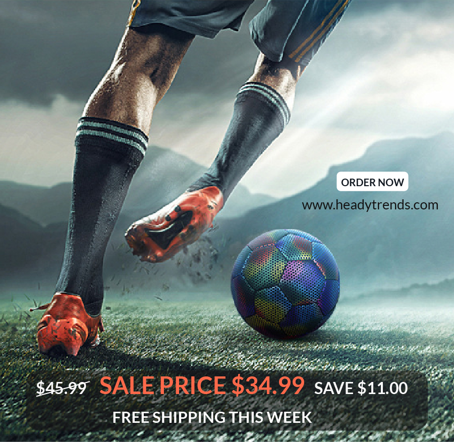 DesignClip1's tweet image. HEADY TRENDS™ REFLECTIVE FOOTBALL
DO YOU WANT TO MAKE A GAME OF FOOTBALL MORE INTERESTING?
Sale Price Only $34.99 (Free Shipping in this week)
Free Order Now: cutt.ly/twPt0PCe
#football #soccer #nfl #sports #futbol #fifa #sport #premierleague #messi #Calciomercato
