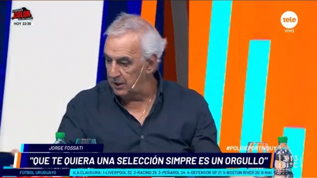 Nuevas declaraciones (Hilo) de Jorge Fossati para Teledoce 🇺🇾 

"Hace un par de días me dijeron que se iban a comunicar de la Federación conmigo. Cuando hice la nota en la radio el viernes, yo hablé abiertamente pensando que el tema del técnico saliente estaba solucionado...