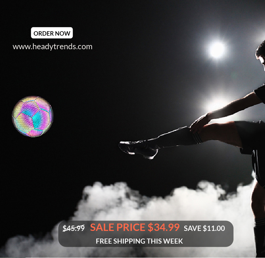 DesignClip1's tweet image. HEADY TRENDS™ REFLECTIVE FOOTBALL
DO YOU WANT TO MAKE A GAME OF FOOTBALL MORE INTERESTING?
Sale Price Only $34.99 (Free Shipping in this week)
Free Order Now: cutt.ly/twPt0PCe
#football #soccer #nfl #sports #futbol #fifa #sport #premierleague #messi #Calciomercato