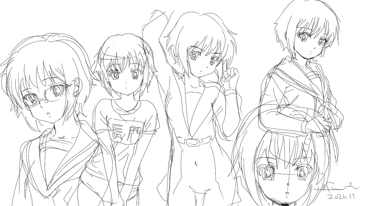 ついこないだ描いたような気がするけど2021 