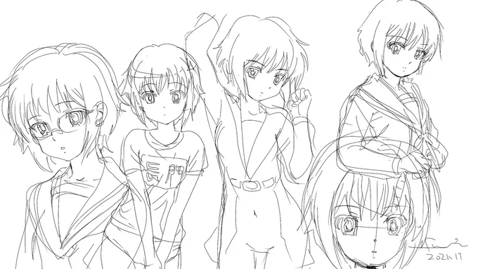 ついこないだ描いたような気がするけど2021 