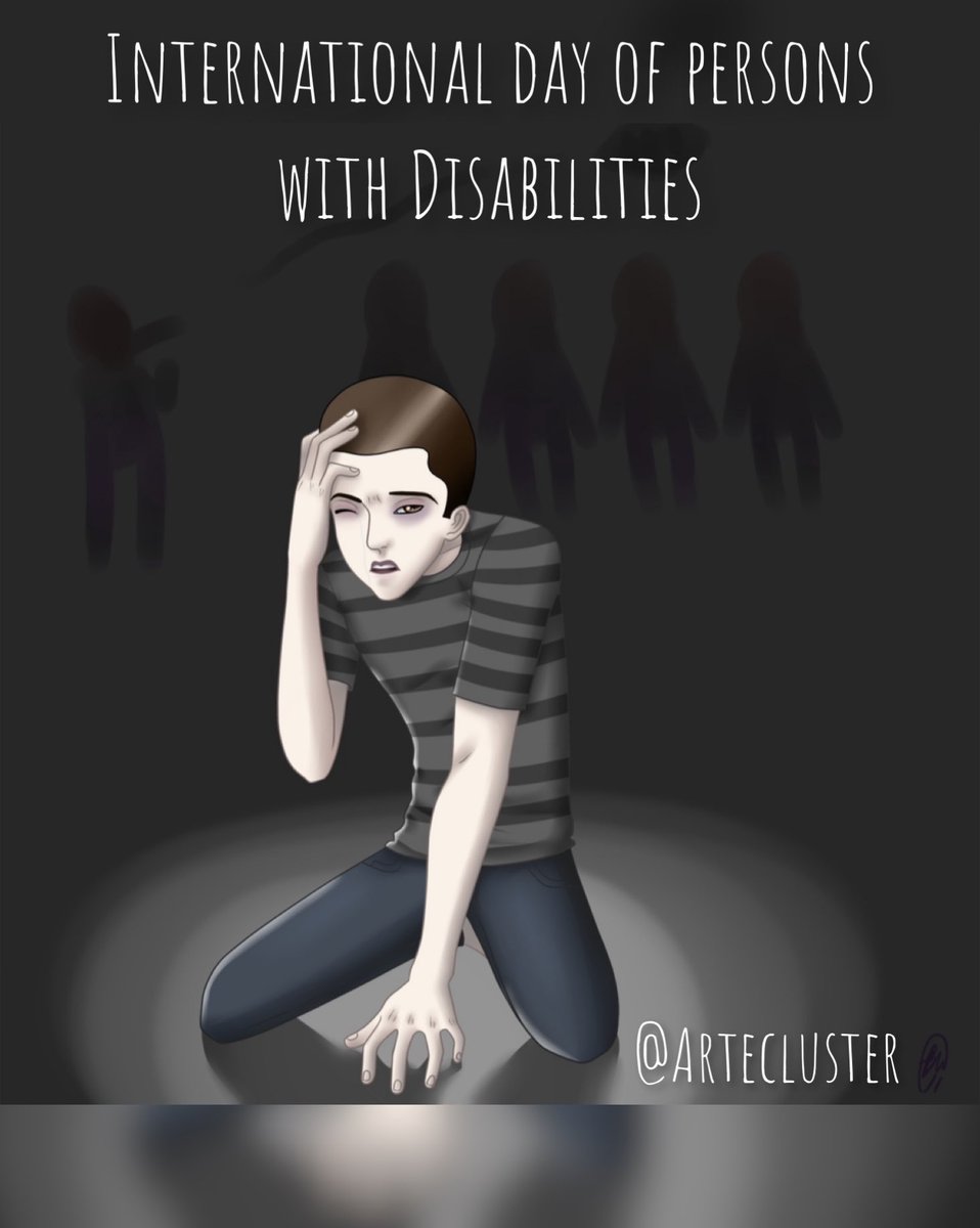 Dec 3rd is International Day of Persons with Disabilities.
This day aims to increase awareness and promote the rights and wellbeing of persons with disabilities in every aspect of life. #artecluster #awarenessart #clusterheadache #disabilities #cluster_______isnotaheadache