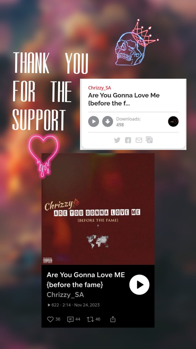 _ChrizzyPoet_'s tweet photo. 🎯 1 Week Later 
I Just Wanna Thank Y'all For The Support I Don't Got A Team But I Do Got REAL ONES🌎🔥 thank you for all the messages, sharing the links, downloads &amp; listening to the boy♥️💯 1K Downloads &amp; Streams HERE WE COME❗❗❗

🪐 Link - https://t.co/fQ1OeHpFAl

#music https://t.co/PWAnjE9mnd