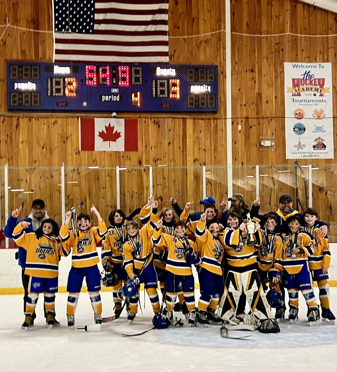 Congrats to the 12U RI Jr Blues <a href="/warwickjrhockey/">Warwick Junior Hockey</a>.    Boys battled hard.    Proud of the Team and Coop! #RollBlues #Champs