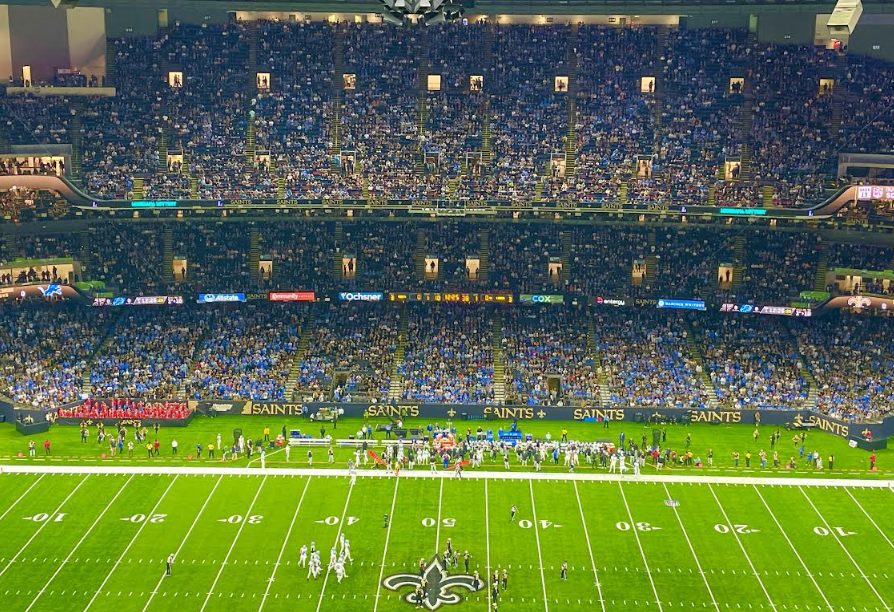 JeffDuncan_'s tweet photo. The lower bowl of the Superdome is dominated by Lions fans. Saints fans clearly expressing their dissatisfaction with the team by selling their tickets on the secondary market. Speaks volumes... https://t.co/Zeug0hzTDW