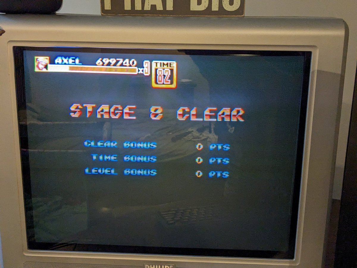 bntzillaguy's tweet photo. @GamersWeekPC 2nd Attempt: 1 credit clear with a lot less reckless play!
#RGBHighScore
#StreetsOfRage2 https://t.co/jpPyBRCp2i