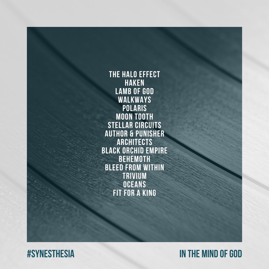 BeyondPlaylist's tweet image. 009/:ITMOG.NEUF
IN THE MIND OF GOD
#SYNESTHESIA

Listen on #Spotify ⏯️💿
open.spotify.com/playlist/21Sai…