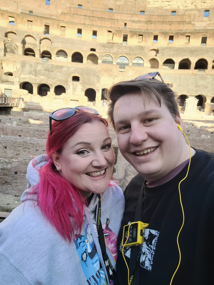 [Enter Meaningful Quote Here] - Some English bloke in Rome in profound awe of his partner and not the sights.
