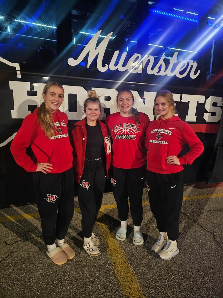Muenster_ISD's tweet photo. Congratulations to Lady Hornet varsity basketball on their runner-up finish (28-26) in the Dodd City Tournament! 
Anna Kay H,  Annsley B, and Brooke T were all-tournament team.  Maggie H was the scholarship recipient.  
# GreatThingsatMISD https://t.co/O1VFgzzYiY