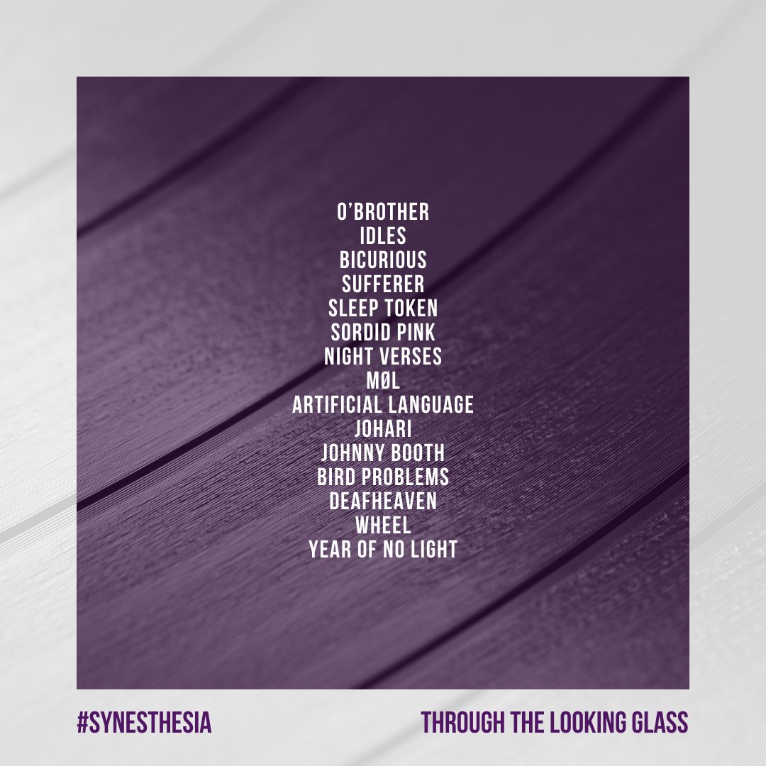 BeyondPlaylist's tweet image. 008/:TTLG.HUIT
THROUGH THE LOOKING GLASS
#SYNESTHESIA
@BeyondPlaylist 

Listen on #Spotify ⏯️💿
open.spotify.com/playlist/6orXz…