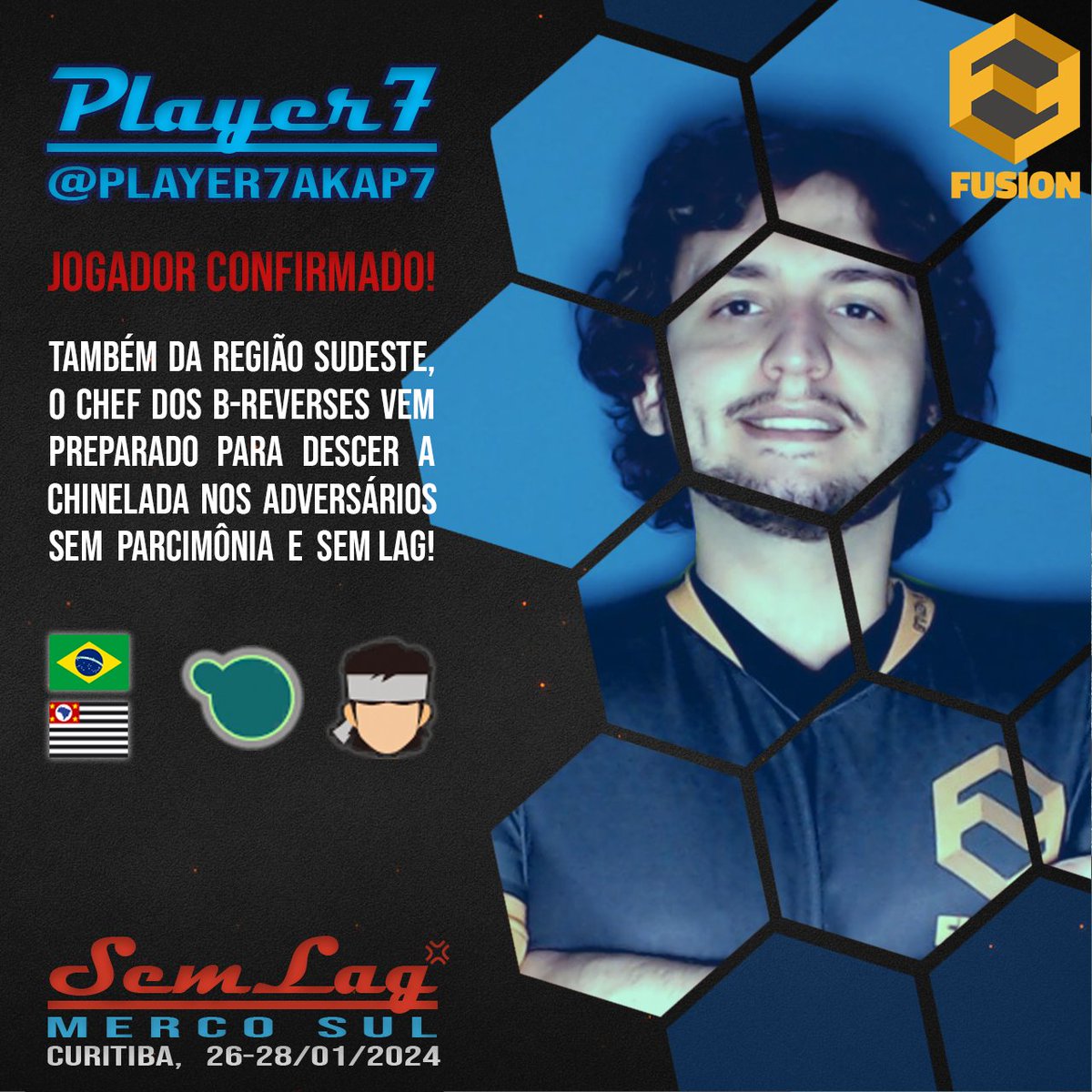 TryHardSmash's tweet photo. Summit #SEMLAG2024 💢
- MercoSul 🇧🇷🇦🇷🇻🇪🇵🇾🇺🇾

Acesse https://t.co/TzabJE6tWU para indicar seus jogadores favoritos para viajar com TUDO PAGO para essa disputa!

🗓️ 26, 27 &amp; 28 de Janeiro
✈️ Curitiba, Paraná - 🇧🇷
🎮 #SmashBrosUltimate

 feat. @fusionesportsba - @Player7akaP7 https://t.co/VdJta8FGCd