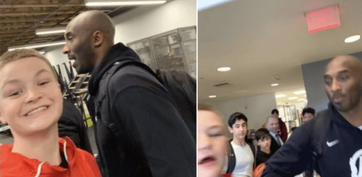 Some of the last known images of Kobe Bryant alive. They were taken by Bradley Smigiel shortly before Kobe sadly lost his life in a helicopter crash.