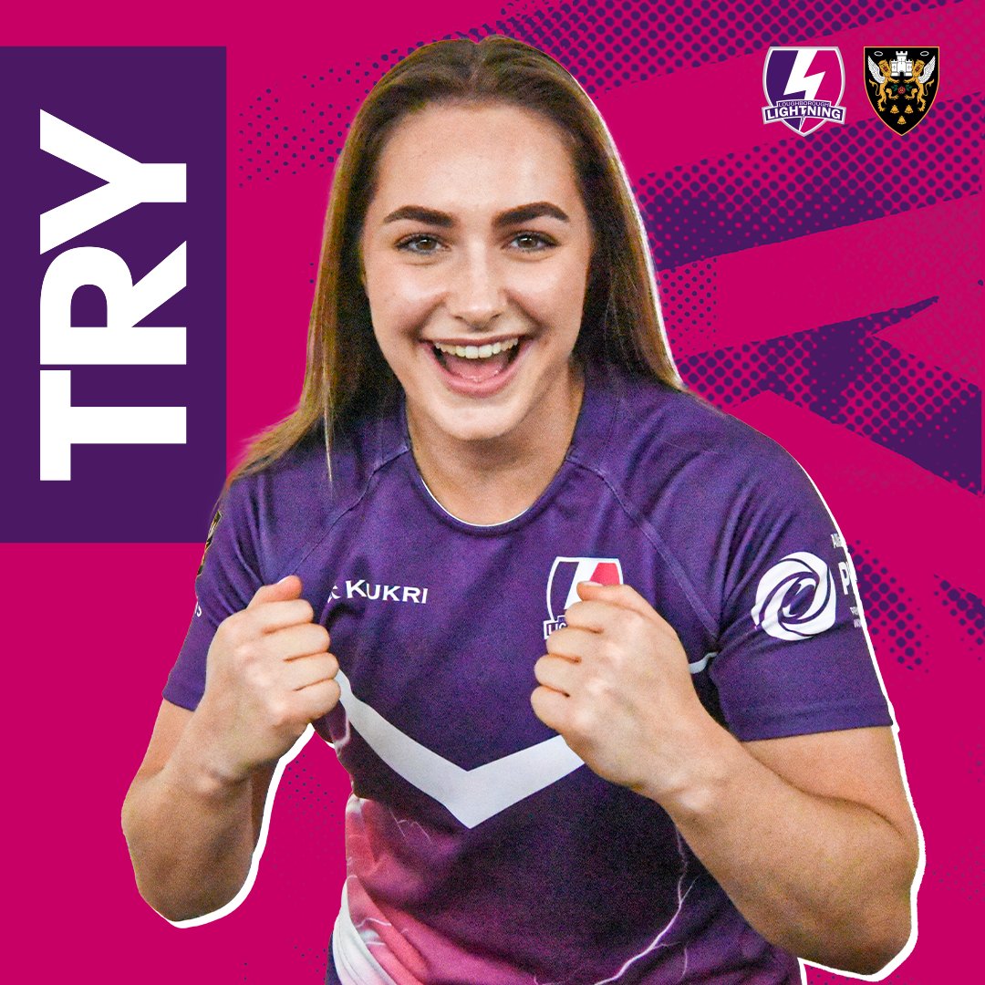 LightningRugby's tweet photo. 71'|⚡️TRY for Lightning⚡️ the ball makes it out to Bo Westcombe-Evans on her wing and she finishes it well. Conversion unsuccessful 

LEI 12 - 24 LOU

#LightningStrikes #LEIvLOU #AllianzPrem #PWR https://t.co/frDhgQrZIh