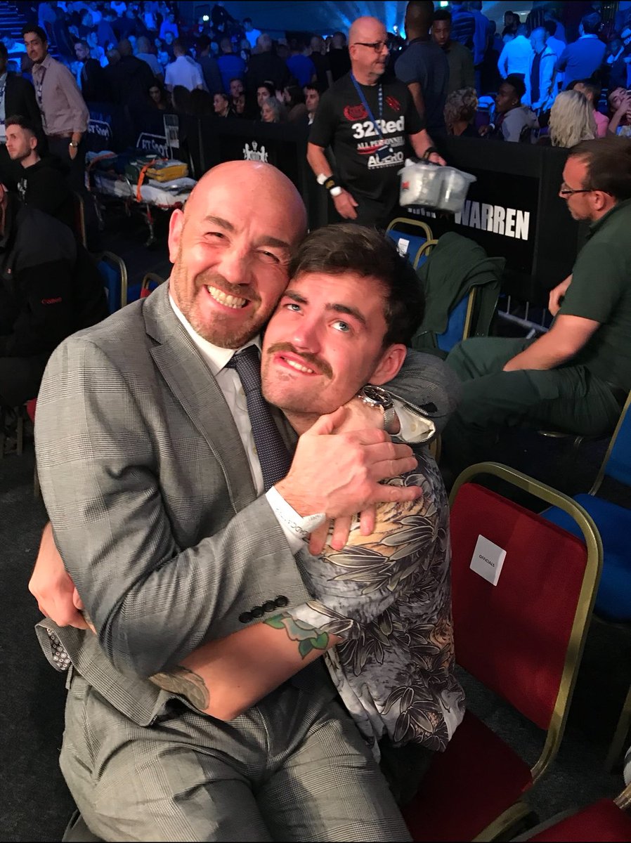 Happy retirement to @Tyronemck never a dull moment. The pic with @BarryJonesBox my favourite taken at a boxing show 😂