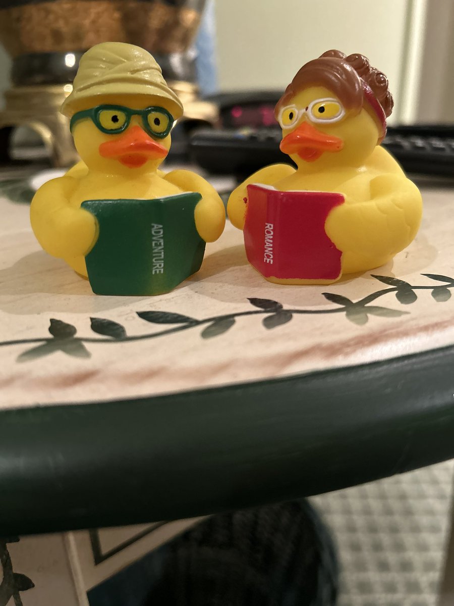 WeGottaThink's tweet photo. @emmspearl Ordering your book now and sending good wishes. Plus these ducks. https://t.co/9Fc2JtIh7J