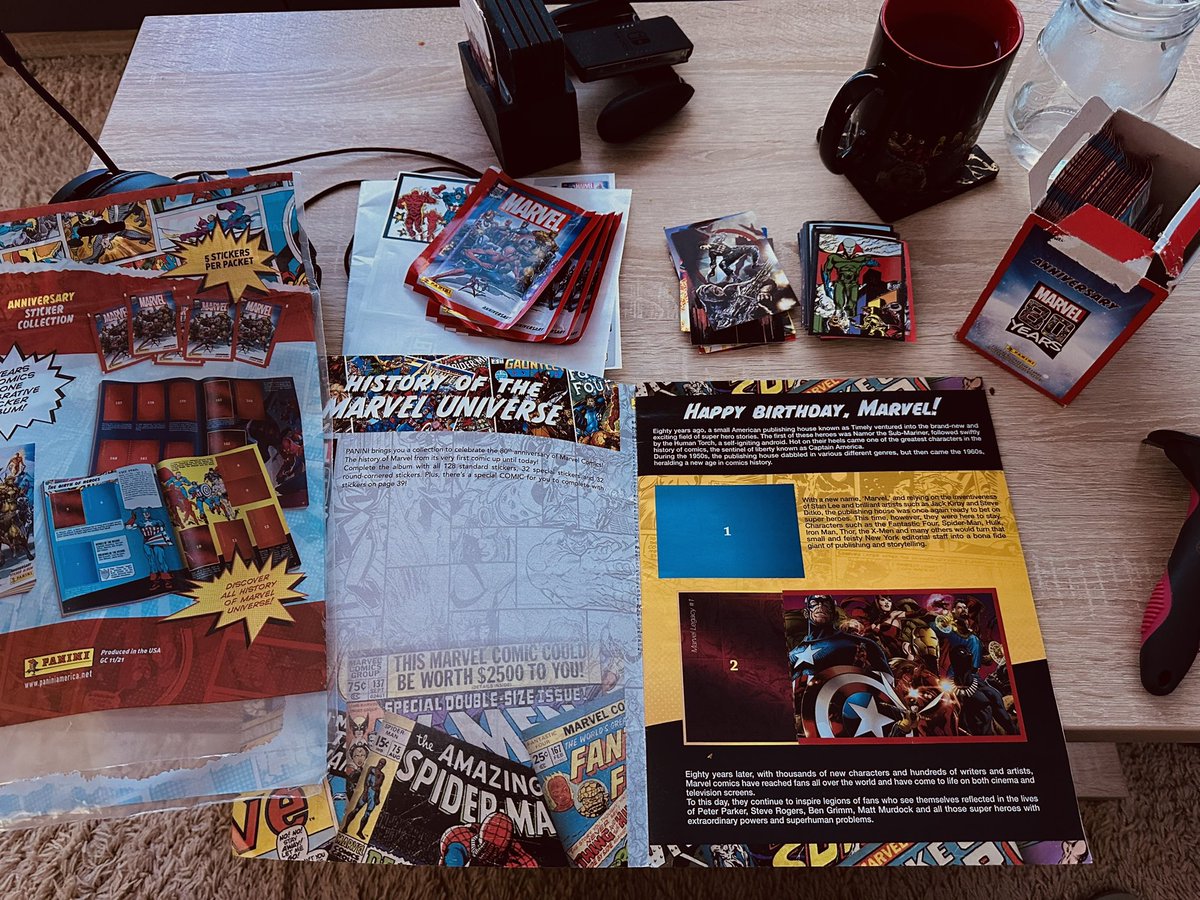 darkcajld's tweet photo. Nedjeljom popunjavan album sa sličicama #Marvel80Years https://t.co/Ph0rpFi3px