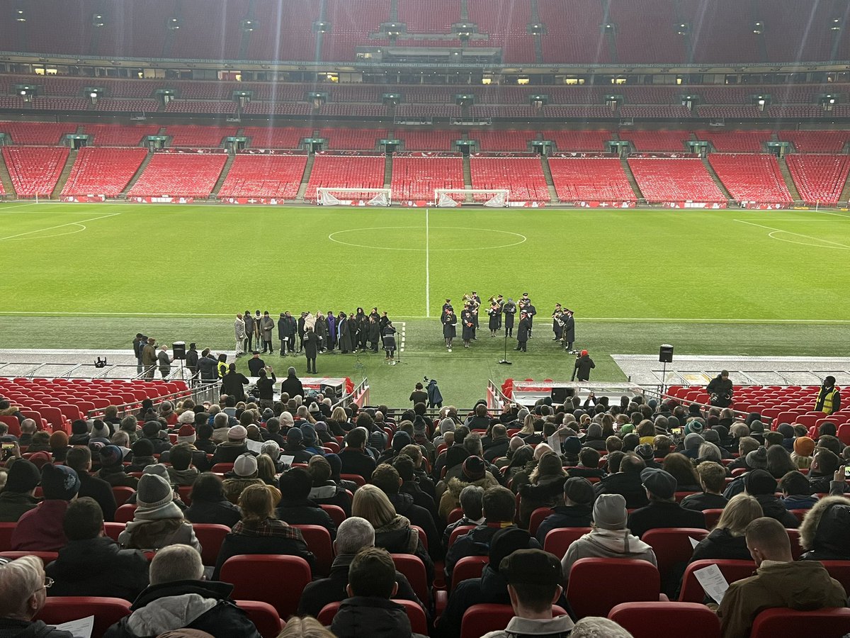 A special day at Wembley as the @FA welcomed over 600 guests for a celebration of Christianity & Football as part of our faith & football series 🙏 the perfect way to start the festive season🎄bringing together fans, players & the community through football👏 @daldarroch 👌