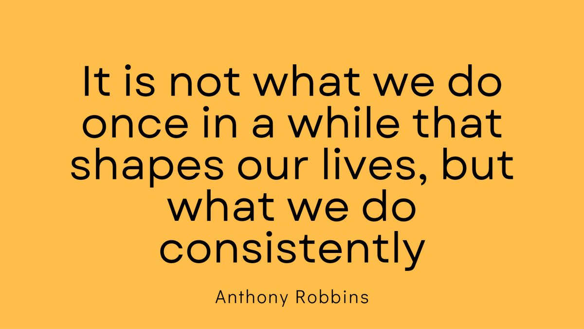 Stochyy's tweet photo. An athlete who works out every day would see life as a competition
A soldier who fights wars regularly would see life as war
A teacher who has been teaching for many years would see life as a garden

It all boils down to what we do consistently. https://t.co/sqeZCeMBlZ