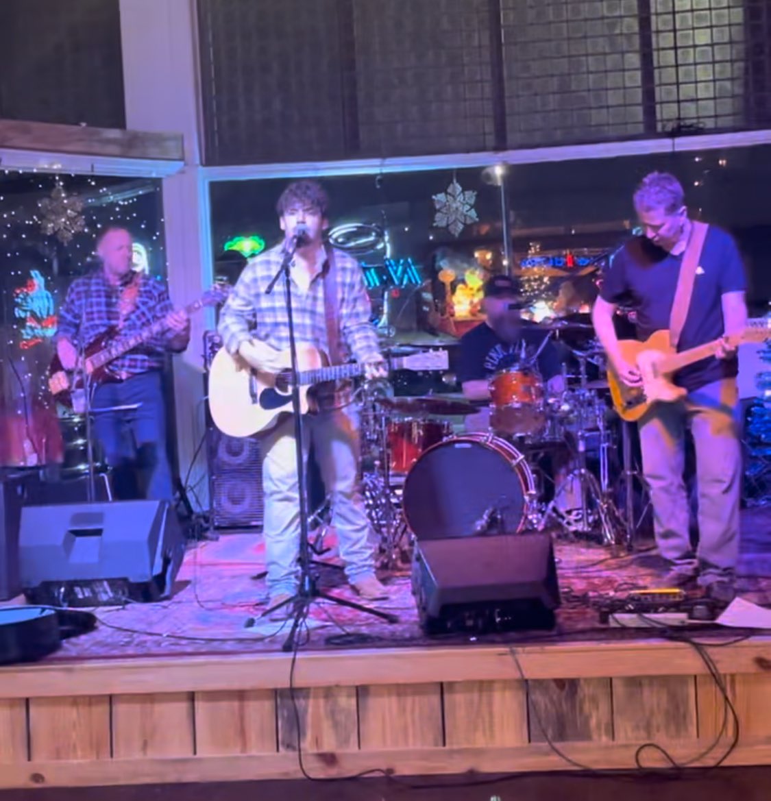 Felt good to be back in the saddle!  Playing for Aaron Watkins in Woodbury, GA