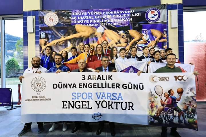 Denizli Gençlik ve Spor İl Müdürlüğü (@gsb_denizli) on Twitter photo 🇹🇷🏊♀️Denizli’nin ev sahipliğinde gerçekleşen ‘12 Yaş Ulusal Gelişim Ligi Yüzme Türkiye Şampiyonası’ sona erdi.✅ 01-03 Aralık tarihleri arasında PAÜ Yüzme Havuzunda gerçekleşen müsabakalarda, 41 ilden 150 kulüp 585 sporcu mücadele etti.🏊🏻♀️ + 🇹🇷🏊♀️Denizli’nin ev sahipliğinde gerçekleşen ‘12 Yaş Ulusal Gelişim Ligi Yüzme Türkiye Şampiyonası’ sona erdi.✅ 01-03 Aralık tarihleri arasında PAÜ Yüzme Havuzunda gerçekleşen müsabakalarda, 41 ilden 150 kulüp 585 sporcu mücadele etti.🏊🏻♀️ +