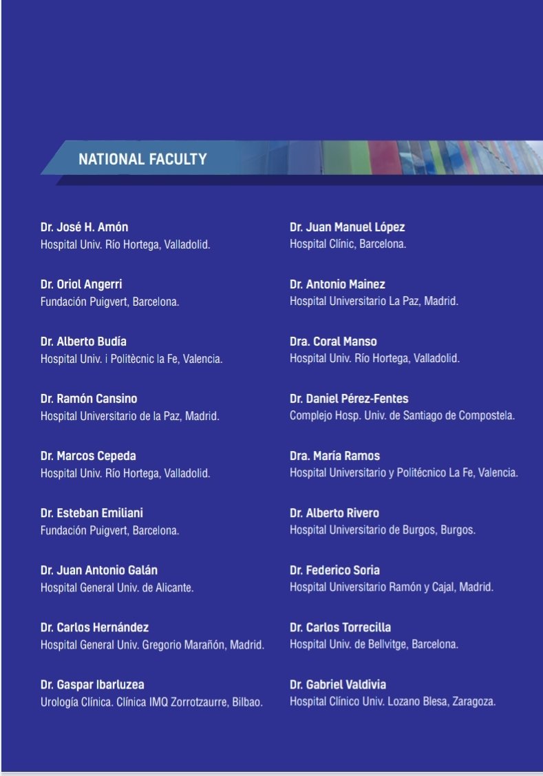 drmarcoscepeda's tweet photo. #ENDOURO23
Do you like Stones & Endourology?
Don't miss the opportunity! On-site & on-line
Live PCNL & RIRS (2 simultaneous ORs), pre-recorded surgery and round table discussions
🔝faculty
December 14-15, Valladolid 🇪🇸
https://t.co/LFuyAPpAef https://t.co/NnHURzOFe4