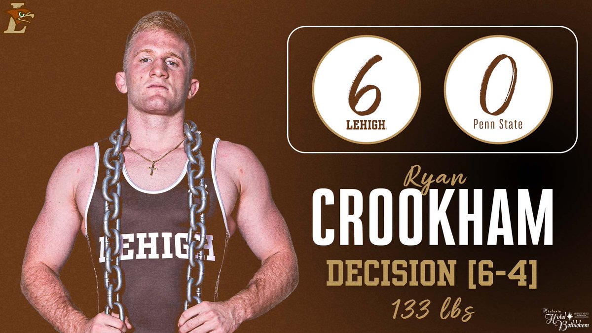 LehighMWREST's tweet photo. Two second period TDs get the job done for Crookham as Lehigh takes the first two in State College! https://t.co/YUPMroFHCa