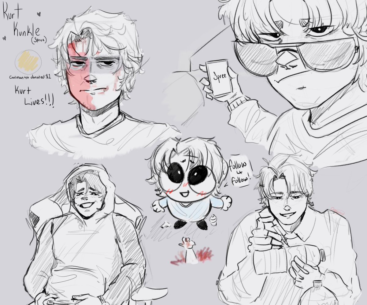 OceanicJesssie's tweet photo. Fanart for my favourite streamer! <3 @-kurtsworld96 -
Remember to follow #thelesson <3

#kurtkunkle #spree #kurtsworld96 #joekeery #kurtkunklefanart #ridesharekiller #spreefanart https://t.co/bIWdgbUbtb