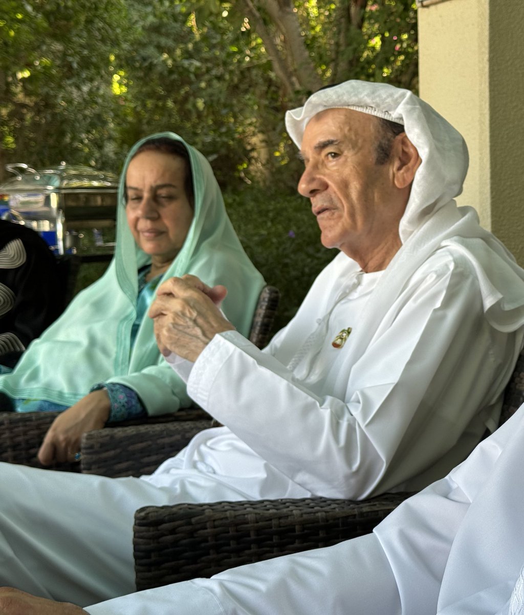 khalidalastad's tweet photo. تشرفت بتلبية دعوة معالي زكي أنور نسيبة المستشار الثقافي لرئيس دولة الإمارات العربية المتحدة. ممتن للّقاء به و لوقته الذي لا يقدر بثمن وللجولة الملهمة لمجموعة من مقتنياته الخاصة.

شكراً دكتورة رفيعة عبيد غباش على هذه الفرصة العظيمة!! @drRafeah https://t.co/hvBLi27YEj