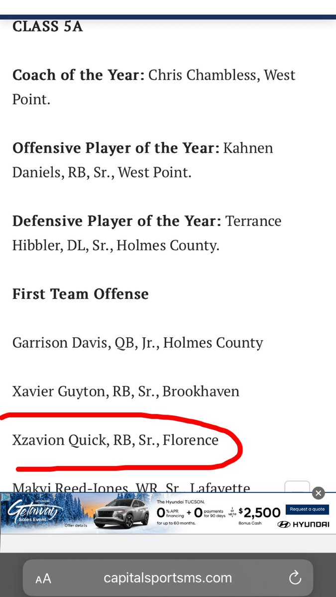 XzavionQuick's tweet image. First team All-state