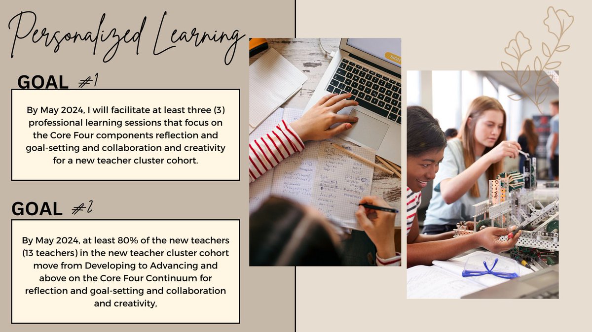 MSlackEDU's tweet photo. Personalized Learning is what will prepare our students for global impact! We must make systemic changes so that they can grow socially, academically, and creatively.  #PersonalizeKSU #PLPlans https://t.co/L1hlzU0pLq