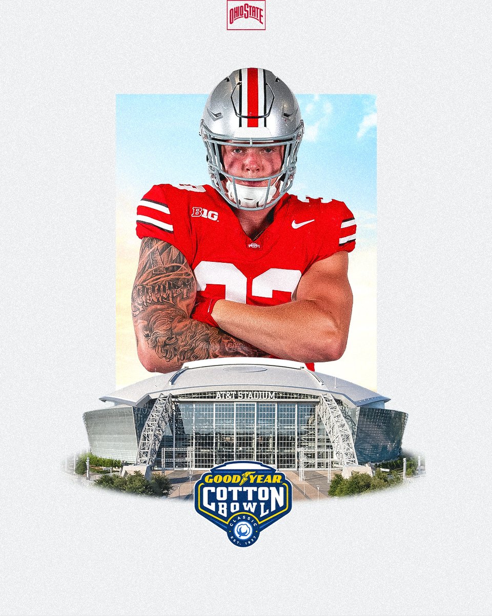 🌰The Buckeyes are 🤠 Cotton Bowl Bound‼️

<a href="/OhioStateFB/">Ohio State Football</a> is heading to the Lone Star State to take on No. 9 Missouri on Dec 29 at AT&amp;T Stadium 🏟️

#GoBucks