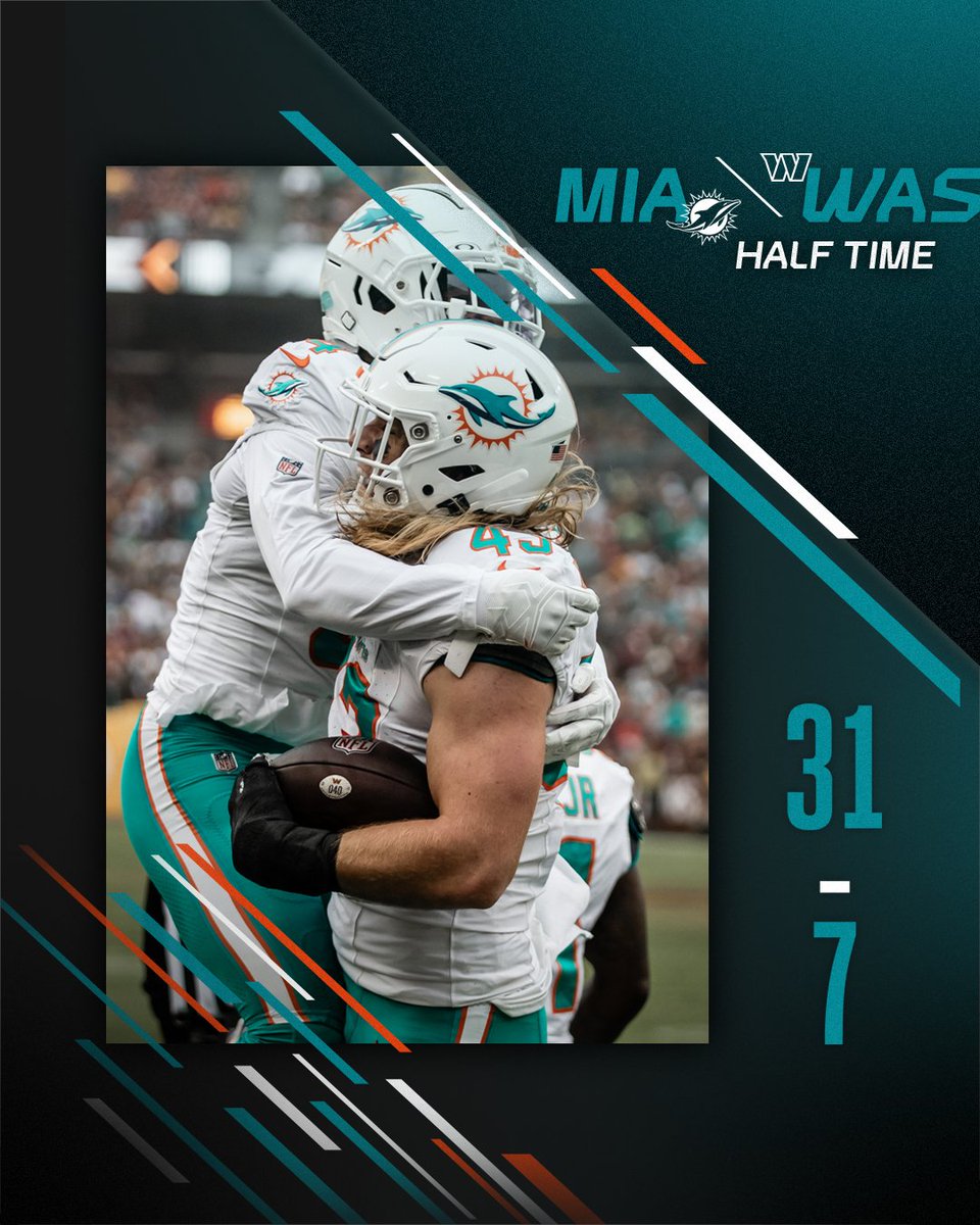 Dolphins_UK's tweet image. 31-7.

Dazzling display!

#MIAvsWAS #FinsUp