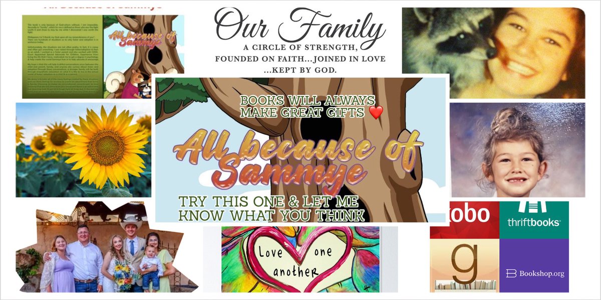 SammyeRaccoon's tweet photo. @klhicks912 All Because Of Sammye https://t.co/hP7g9gK2IC
#childrenbooks #childrenread
#ADOPTION https://t.co/dIIDgdZ8lM
