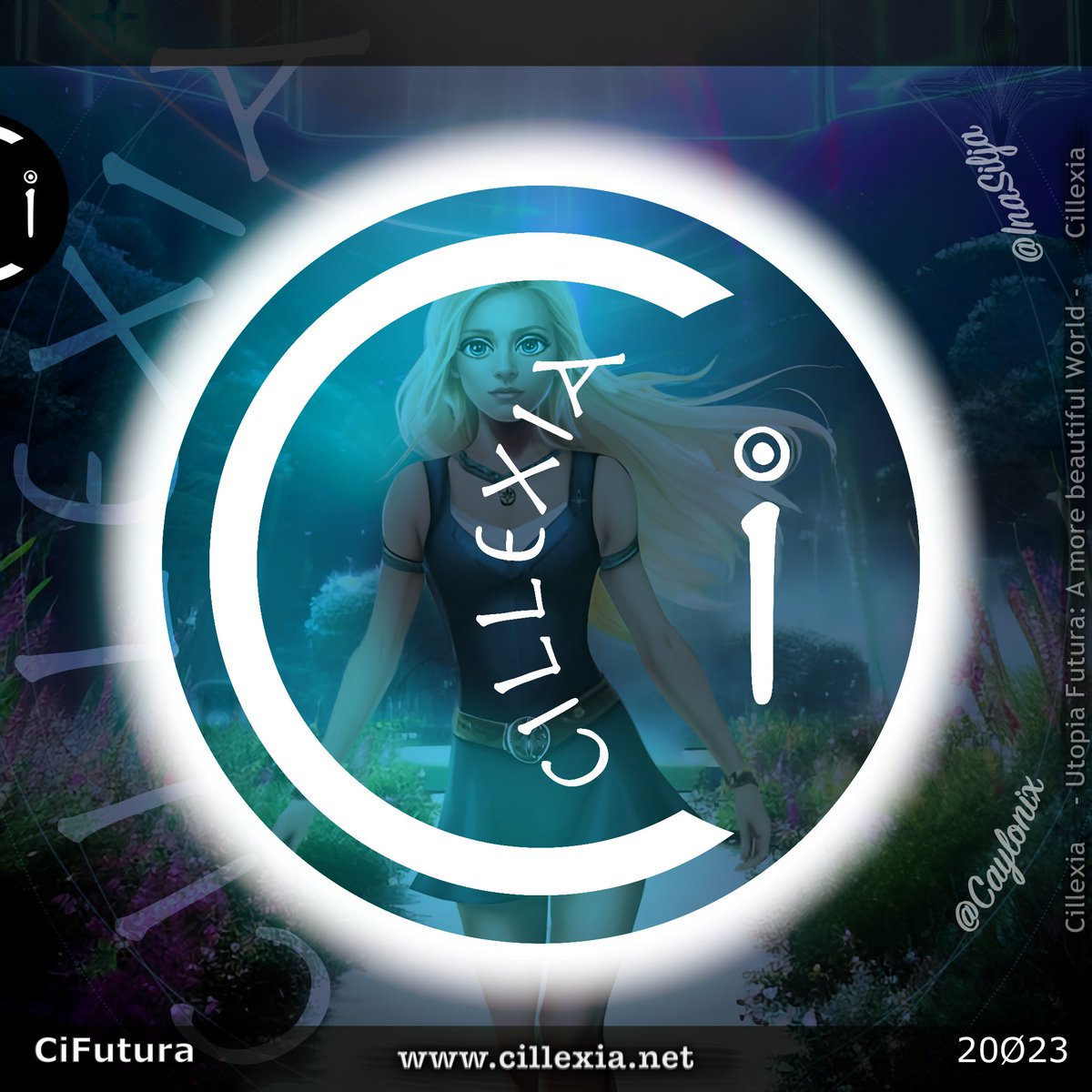 cillexiaNet's tweet photo. @Caylonix @InaSilja @InaSiljaArt @InaSiljaMe Utopia Futura - A more beautiful World - CiFutura 20Ø23
Cover Version: EN-english

#CiFutura #Cillexia #Ci #Future #Utopia 

#futuristic #poster #illustration #artificialintelligence #postscarcity #civilisation https://t.co/opBMNSzllM