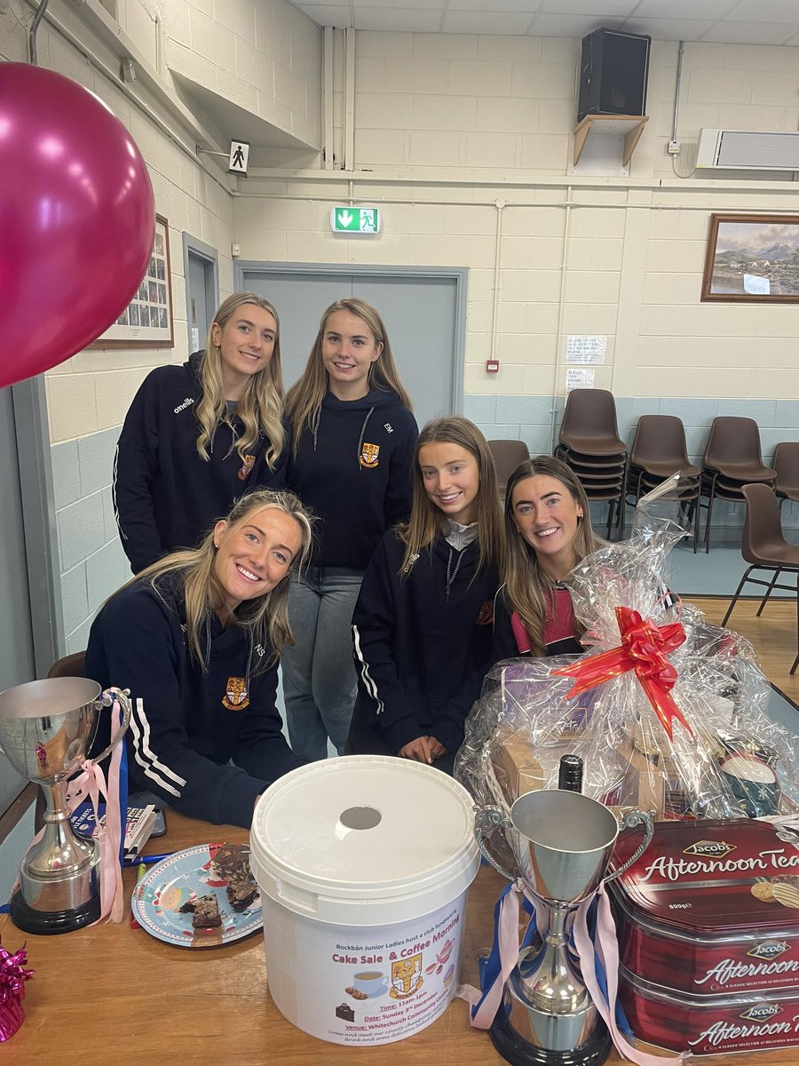 Great success for our coffee morning and cake sale 💗💙 over €700 was raised for the club , well done girls !!!