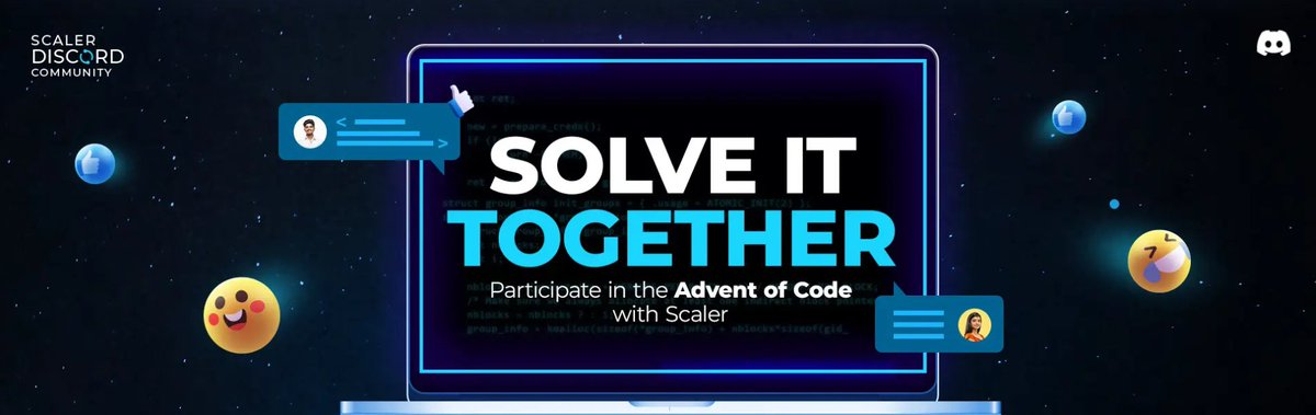 Rohan7958's tweet photo. Shivay Lamba
@HowDevelop

#AdventOfCode #ScalerDiscord #SCALER https://t.co/obGuqsBqIz