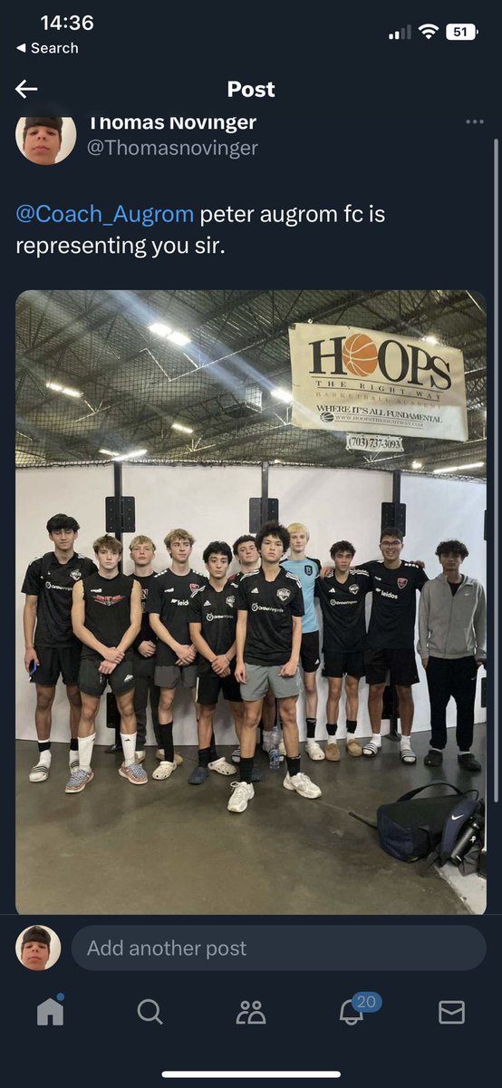 Thomasnovinger's tweet photo. @Coach_Augrom peter augrom football club is representing well. https://t.co/koKZRgLDa4