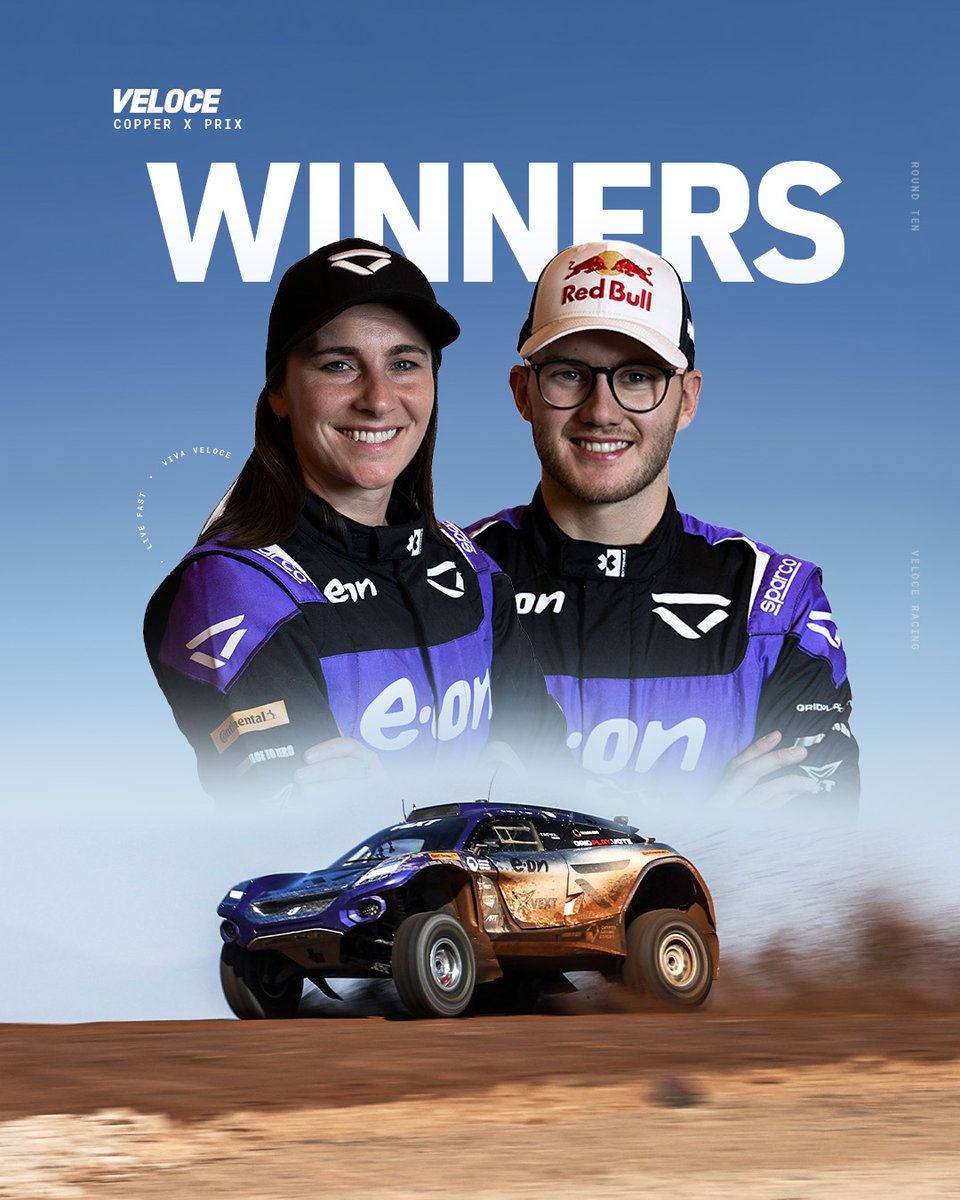 Veloce_Racing's tweet image. COPPER X PRIX WINNERS. YESSS! 💚

Our third win of the season. What. A. Race! 🚀

#vivaveloce | #copperxprix