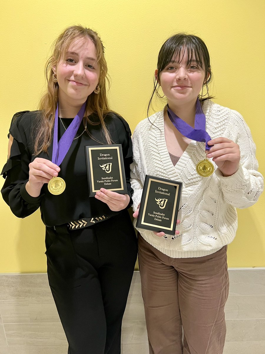 Norwalk_Debate's tweet photo. NHS Debate had a great day at the Johnston Dragon Invitational on Saturday. Briela &amp; Emma tied for 3rd and Carson Guzman &amp; Sam finished as quarterfinalists in Varsity Public Forum. Three debaters finished in the Top 10 speakers: Carson Tyner (4th), Emma (5th), and Briela (10th). https://t.co/Mp5zgy155T