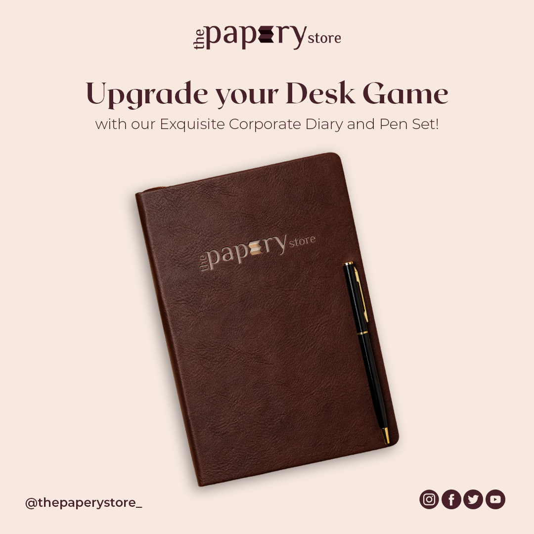 Seal the deal in style!💼✒️
Our Corporate Diary and Pen Set is now ready to be your partner in every business endeavor. 📝🤝

Dm to Order Now!

#thepaperystore #corporatediary #corporateIdentity #corporatediaryandpenset #diaryset #corporategifts #officegift #corporategifting