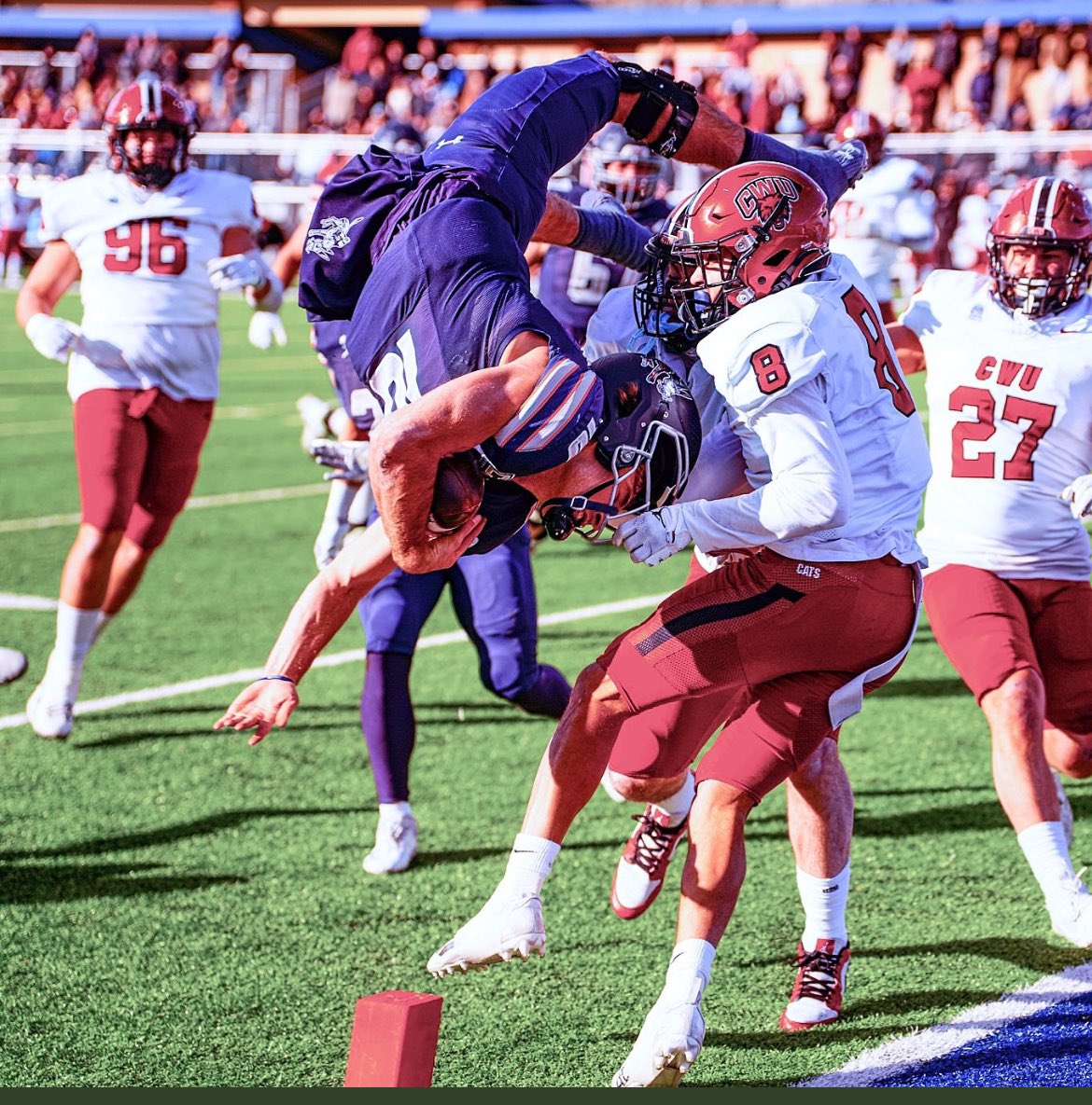 MarkCavanaugh3's tweet photo. As annual D1 #CollegeFootballPlayoff outrage ensues, here’s a reminder that postseason in D2 is every bit as competitive and hard hitting! #NCAAF #GoMines #HelluvaEngineer 🫏⚒️
Photo: Dr. Joel Bach https://t.co/PxPhXUlE4D